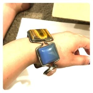 Colorful rock bracelet